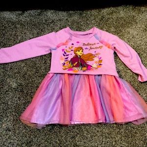 Frozen 2 sweater dress with tooling.
